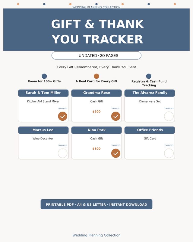 Gift & Thank You Tracker