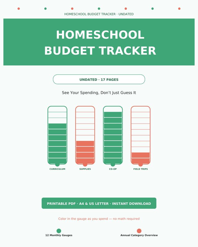 Homeschool Budget Tracker